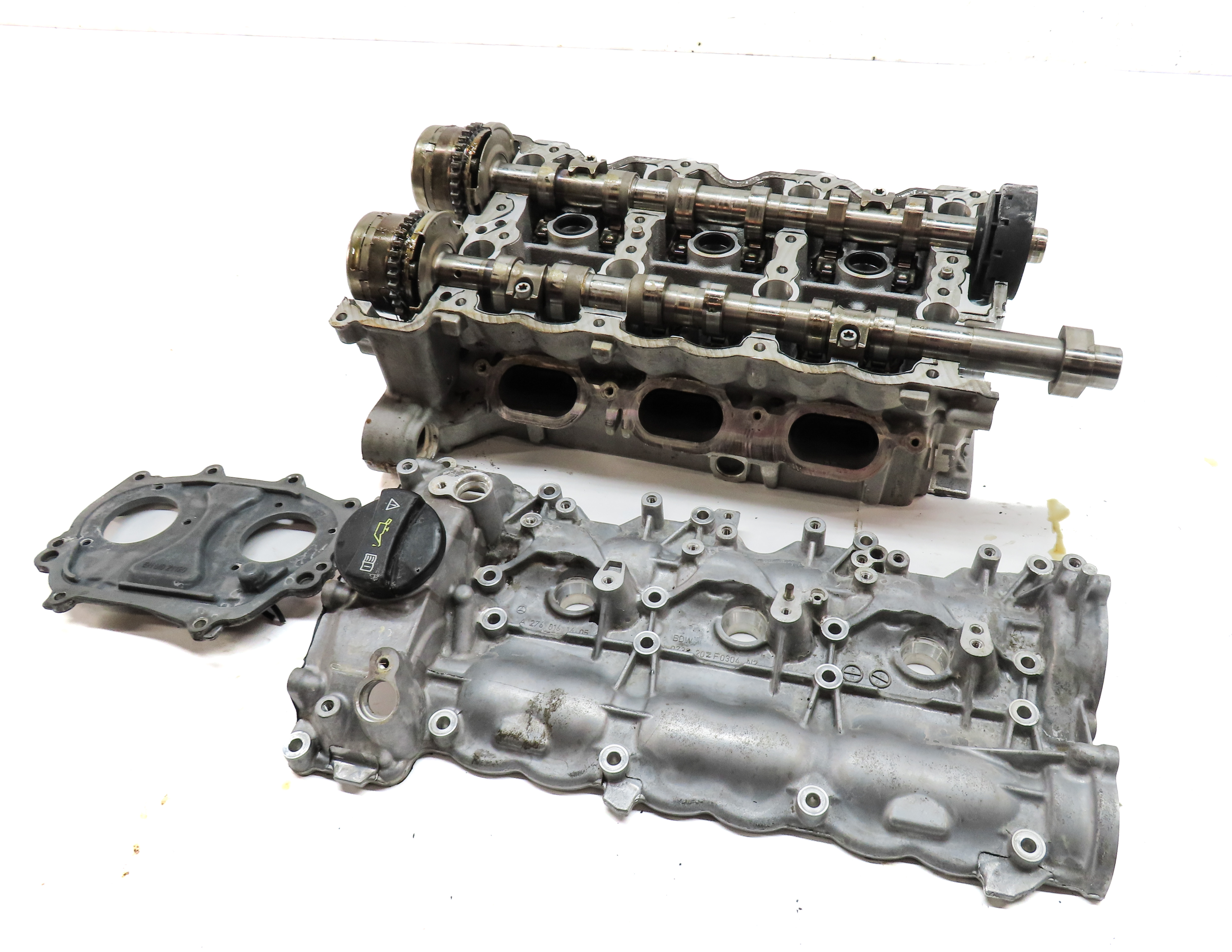 13-18 MERCEDES C E GLE ML (W204 W207 W212 W166) 3.5L M276 RIGHT CYLINDER HEAD — exact item pictured